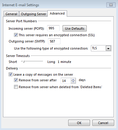 cpanel pop setup