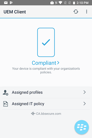 uem compliant