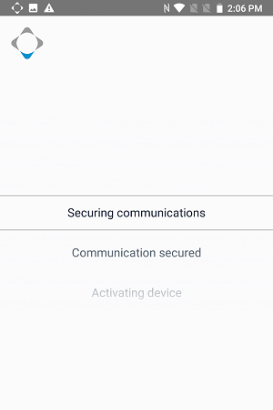 blackberry uem activation