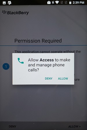blackberry uem access